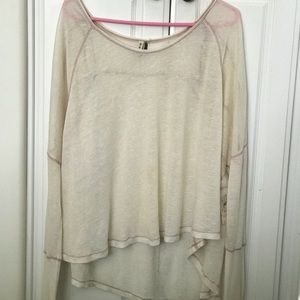 Free people light Sweater